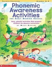 Tapa de Phonemic awareness activities for early reading success