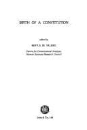 Tapa de Birth of a constitution