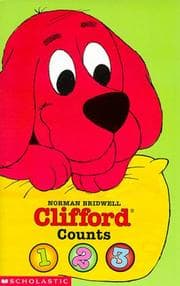 Tapa de Clifford Counts 1, 2, 3 Board Book