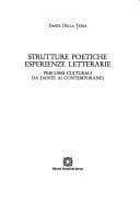 Tapa de Strutture poetiche, esperienze letterarie