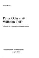 Tapa de Peter Ochs statt Wilhelm Tell?