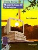 Tapa de Getting started with Microsoft Access 2.0 for Windows