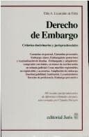 Tapa de Derecho de embargo