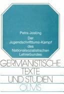 Tapa de Der Jugendschrifttums-Kampf des Nationalsozialistischen Lehrerbundes