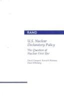 Tapa de U.S. nuclear declaratory policy