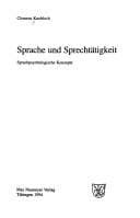Tapa de Sprache und Sprechtätigkeit