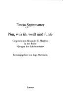 Tapa de Nur, was ich weiss und fühle