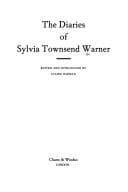 Tapa de The diaries of Sylvia Townsend Warner