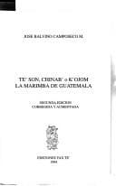 Tapa de Te' son, chinab' o k'ojom =