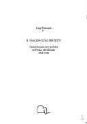 Tapa de Il fascismo dei prefetti