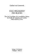 Tapa de Das Ornament des Blicks