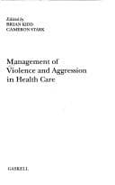 Tapa de Management of violence and aggression in health care