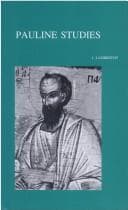 Tapa de Pauline Studies