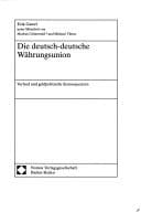 Tapa de Die deutsch-deutsche Währungsunion