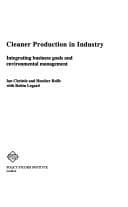 Tapa de Cleaner production in industry