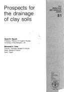 Tapa de Prospects for the drainage of clay soils