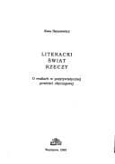 Tapa de Literacki świat rzeczy
