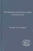 Tapa de The sources and Sitz im Leben of Matthew 23
