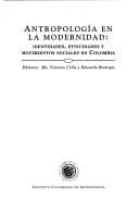 Tapa de Antropología en la modernidad