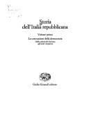 Tapa de Storia dell'Italia repubblicana