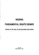 Tapa de Nigeria, fundamental rights denied