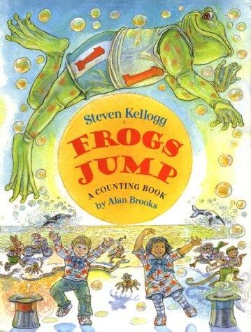 Tapa de Frogs jump ; a counting book
