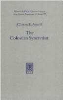Tapa de The Colossian syncretism