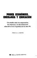 Tapa de Poder económico, ideología y educación