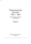 Tapa de Numismatische Literatur 1500-1864