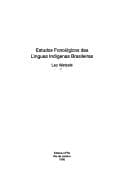 Tapa de Estudos fonológicos das línguas indígenas brasileiras