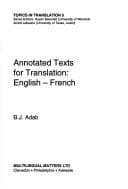 Tapa de Annotated texts for translation