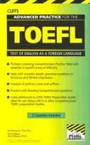 Tapa de Cliffs advanced practice for the TOEFL