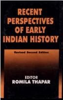 Tapa de Recent Perspectives of Early Indian History