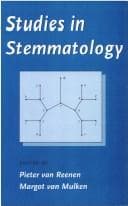 Tapa de Studies in stemmatology