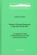 Tapa de Women's fictional responses to the First World War