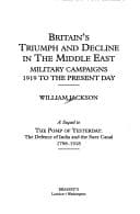 Tapa de Britain's triumph and decline in the Middle East