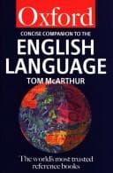 Tapa de The Concise Oxford companion to the English language