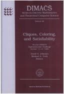 Tapa de Cliques, Coloring, and Satisfiability: Second Dimacs Implementation Challenge, October 11-13, 1993 (Dimacs Series in Discrete Mathematics and Theoretical Computer Science)