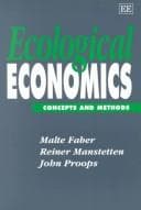 Tapa de Ecological economics