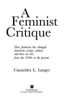 Tapa de A feminist critique