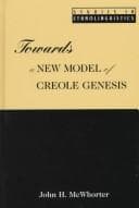 Tapa de Towards a new model of creole genesis