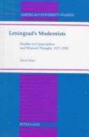 Tapa de Leningrad's modernists