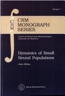 Tapa de Dynamics of small neural populations