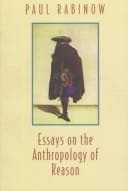 Tapa de Essays on the anthropology of reason