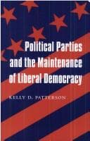 Tapa de Political parties and the maintenance of liberal democracy