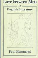 Tapa de Love Between Men in English literature