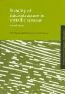 Tapa de Stability of microstructure in metallic systems