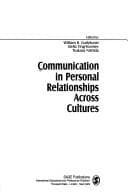 Tapa de Communication in personal relationships across cultures