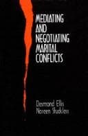 Tapa de Mediating and negotiating marital conflicts