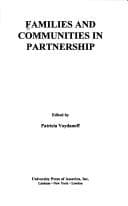 Tapa de Families and communities in partnership